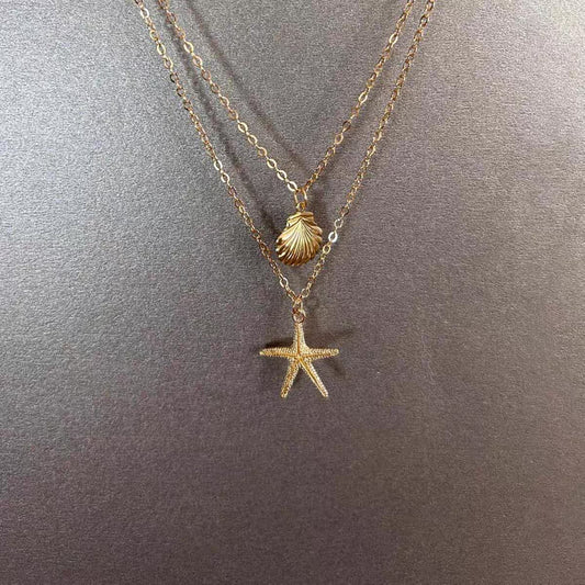 Shell & Starfish Necklace