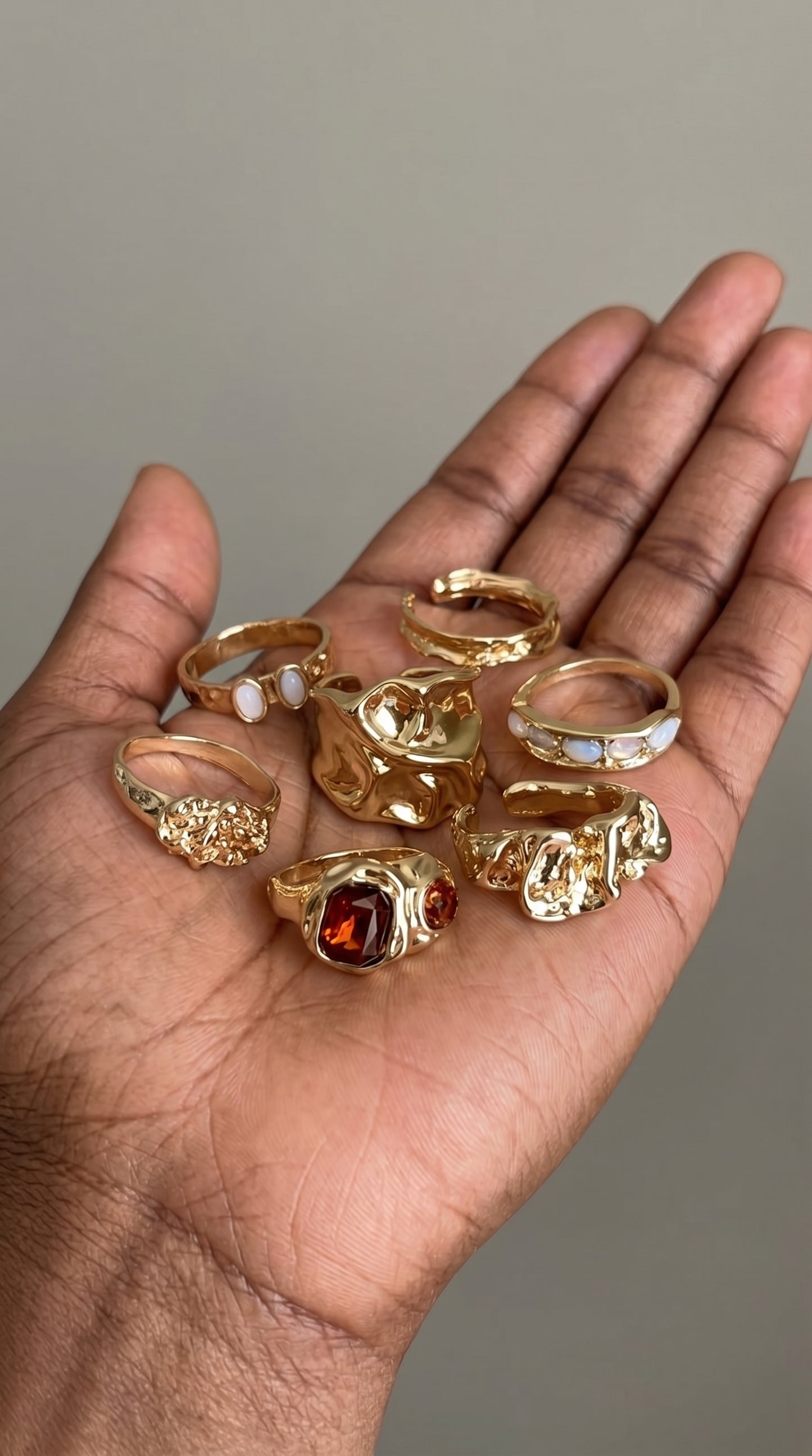 The Amber Ring Set