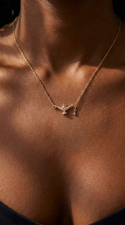 Aladdin Lamp Necklace
