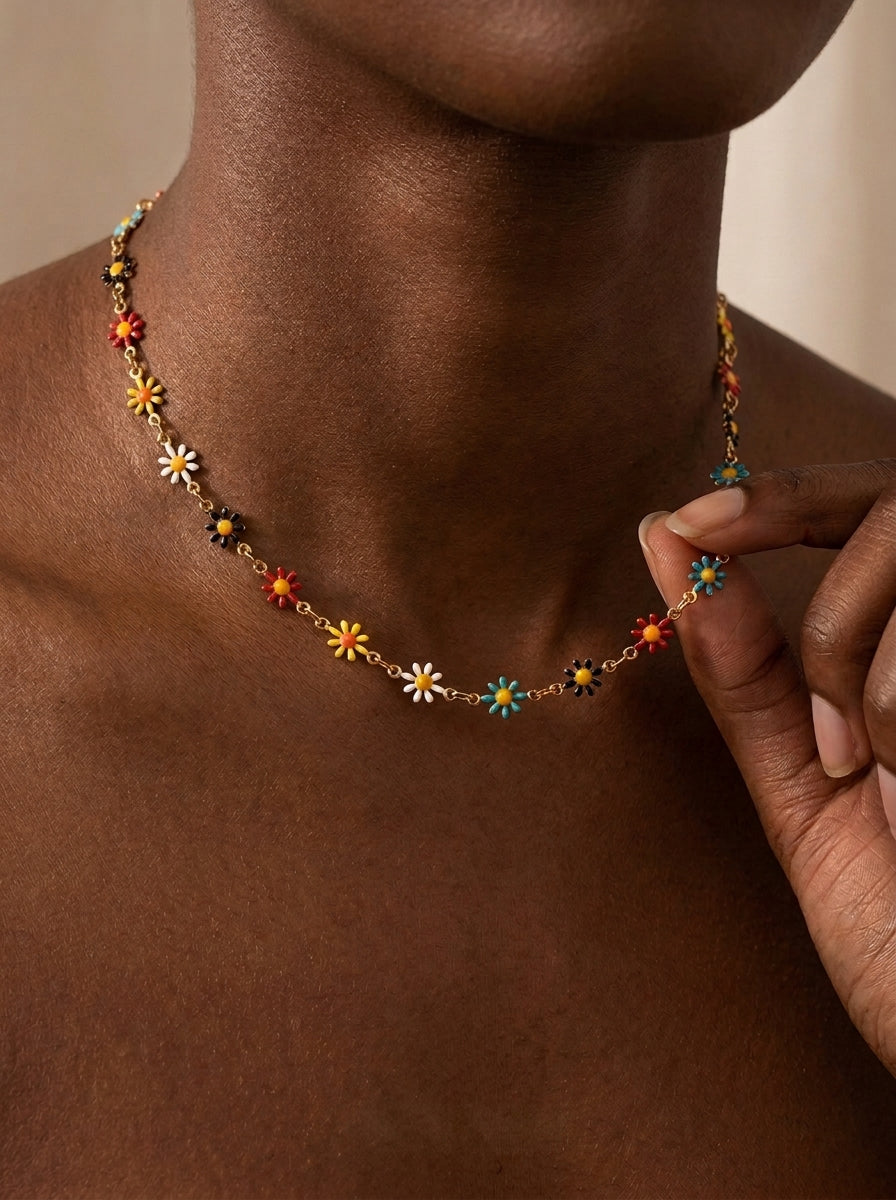 Daisy Bloom Necklace | Floral Boho Necklace 2nd