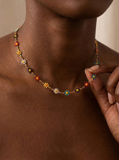 Daisy Bloom Necklace | Floral Boho Necklace 2nd