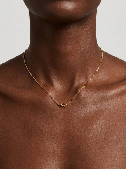 The Knot Necklace | Non-Tarnish Gold Pendant 2nd