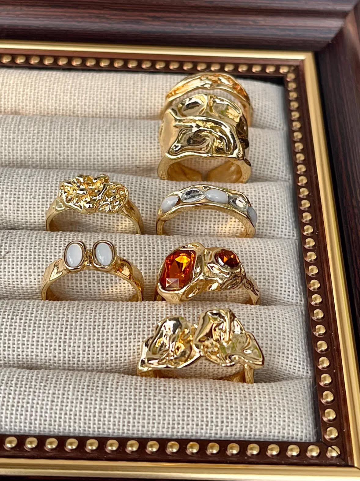 The Amber Ring Set
