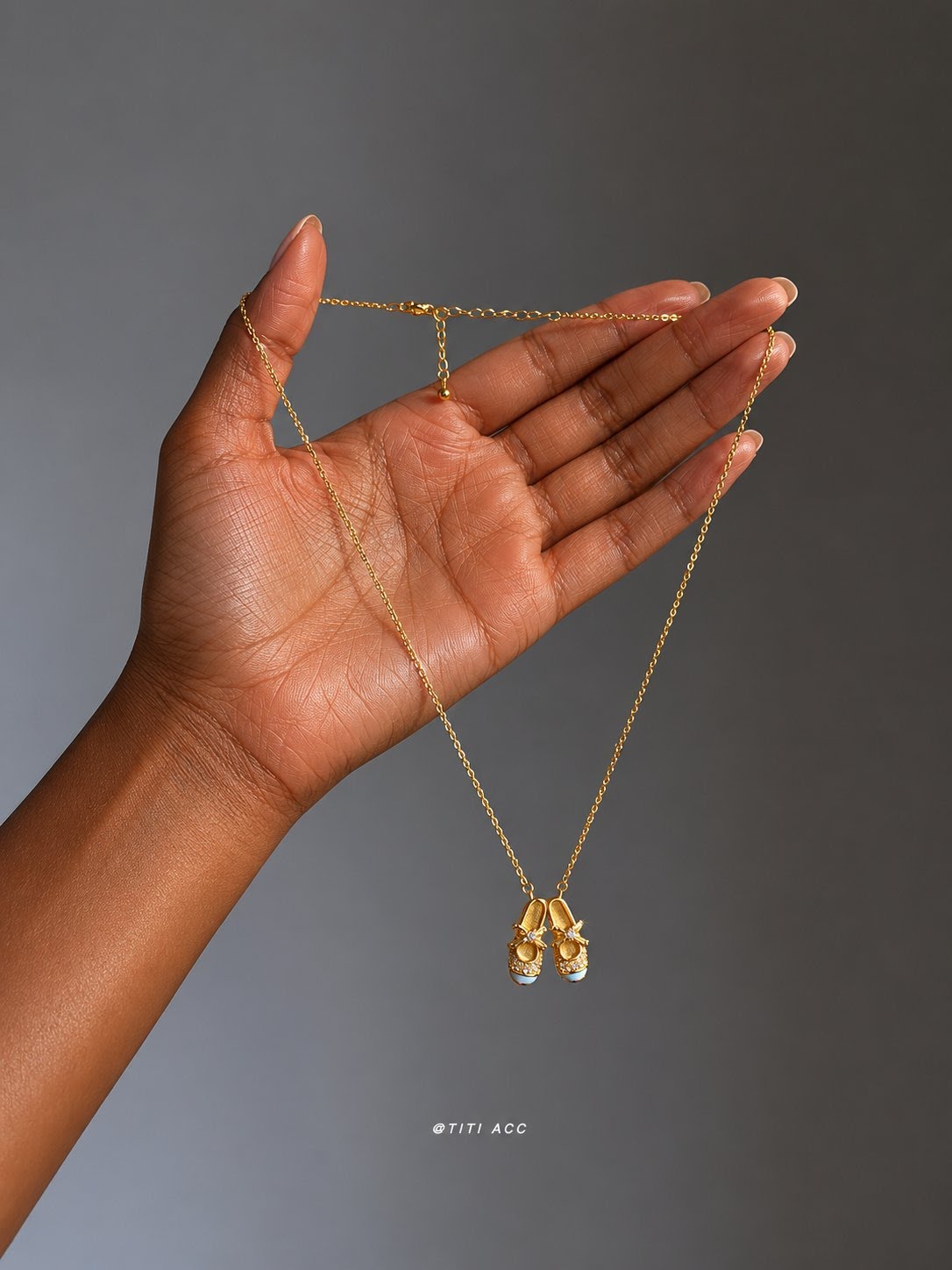 Ballet Shoe Necklace