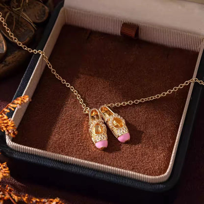 Ballet Shoe Necklace