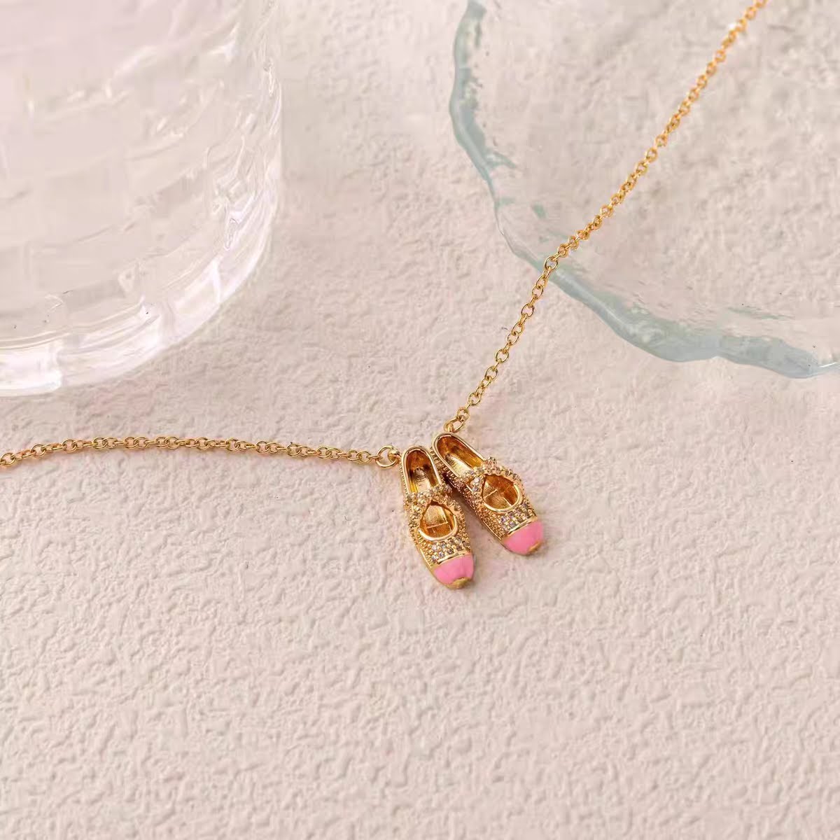 Ballet Shoe Necklace