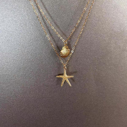 Shell & Starfish Necklace