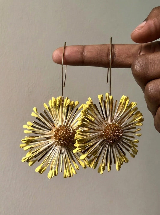 Soleil Raffia Earrings | Boho Statement Earrings 2nd