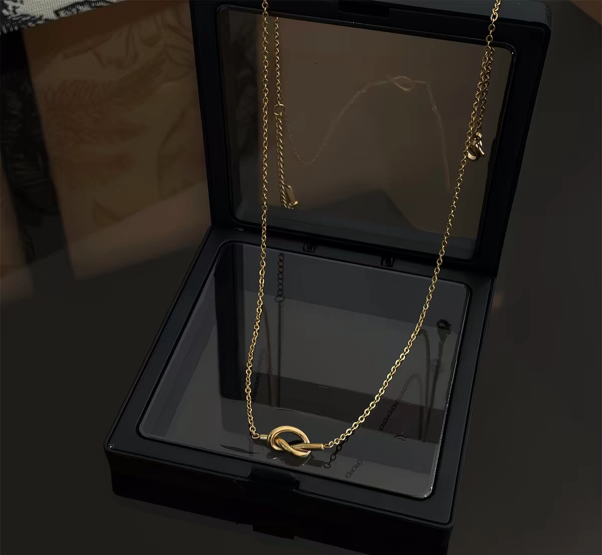 The Knot Necklace | Non-Tarnish Gold Pendant 2nd