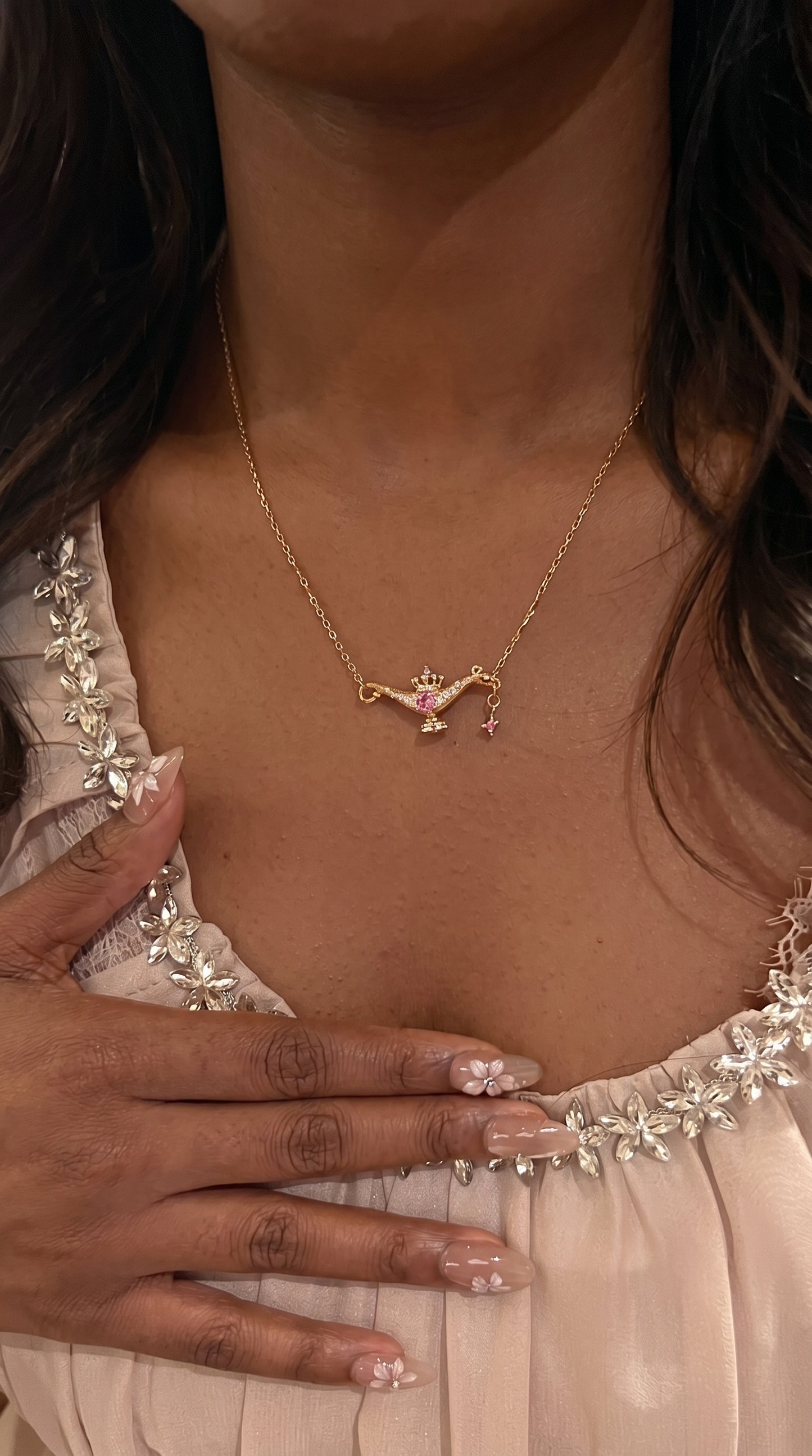 Aladdin Lamp Necklace