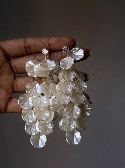 Maris Shell Tassel Earrings | Vintage Statement Earrings 2nd